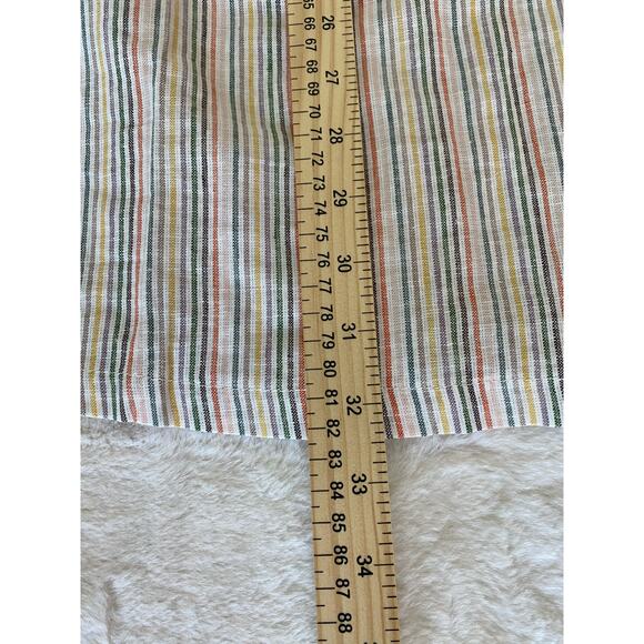 OLIVACEOUS Striped Overall Linen Dress - Picture 7 of 12